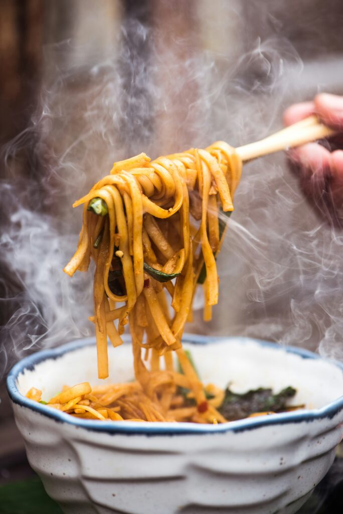 Simply Asia noodle and rice dish served in a bowl