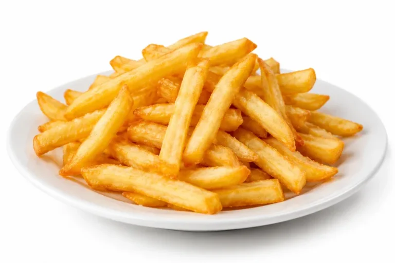 Portion of golden chips, illustrating Chicken Licken Soul Fries and side order prices