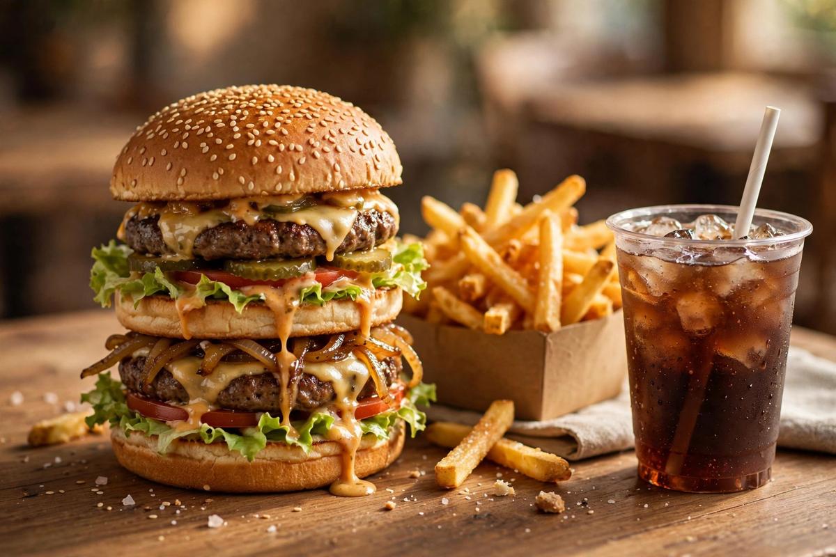 Big Mac meal price South Africa - burger, fries and drink