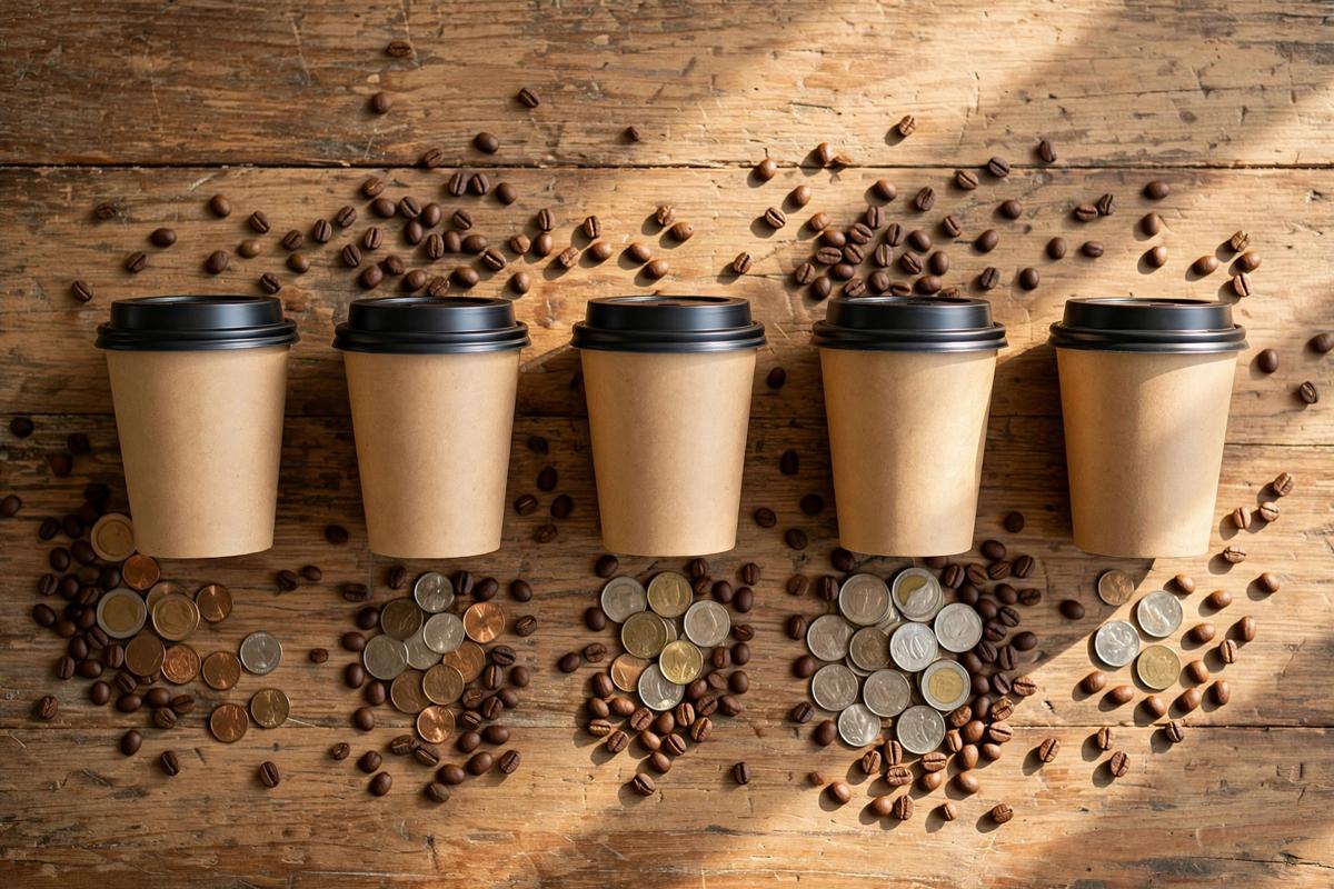 Cheapest coffee in South Africa 2026 - takeaway coffee cups price comparison
