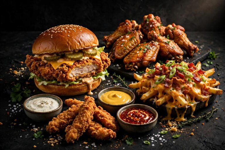KFC specials South Africa - chicken burger, wings and loaded fries
