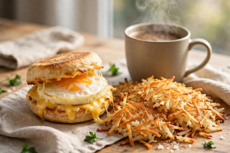 McDonalds breakfast menu prices South Africa - breakfast muffin, hash browns and coffee